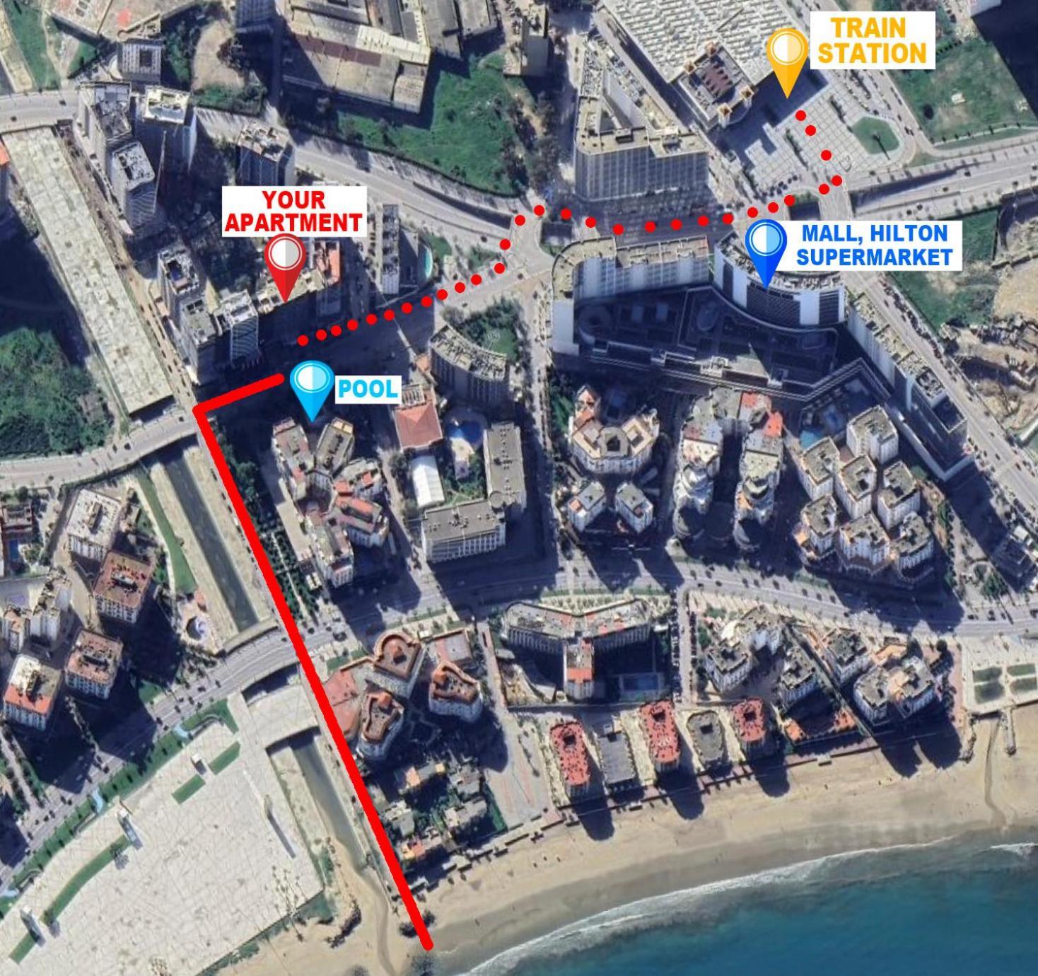 Modern Elegance With Sea Views In Central Tangier - Steps To Beach, Train And Attractions! Esterno foto